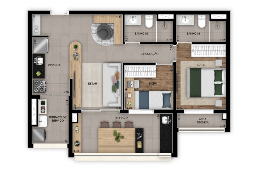 Imagem Apartamento com 2 Quartos à Venda, 64 m² em Chácara Inglesa - São Paulo Imagem Apartamento com 2 Quartos à Venda, 64 m² em Chácara Inglesa - São Paulo