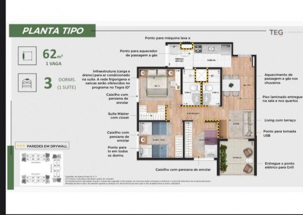 Imagem Apartamento com 2 Quartos à Venda,  em Parque Residencial da Lapa - São Paulo