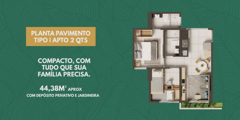 Imagem Apartamento com 2 Quartos à Venda, 44 m² em Boa Viagem - Recife Imagem Apartamento com 2 Quartos à Venda, 44 m² em Boa Viagem - Recife