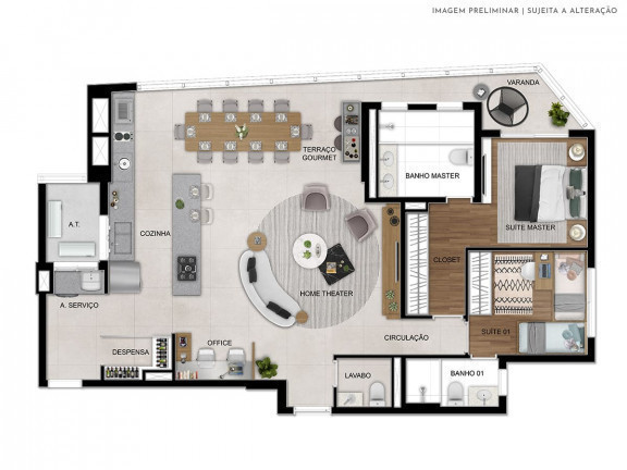 Apartamento com 4 Quartos à Venda, 115 m² em Vila Osasco - Osasco