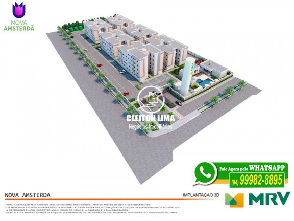 Imagem Apartamento com 2 Quartos à Venda, 42 m² em Pitimbu - Natal