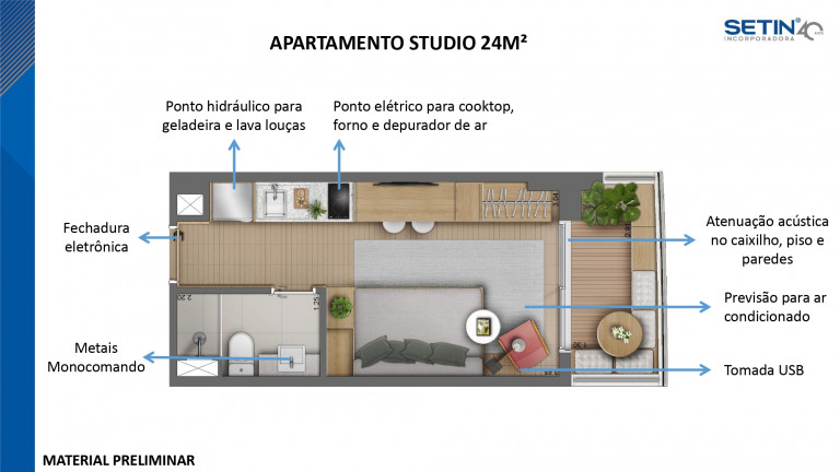 Imagem Apartamento com 2 Quartos à Venda, 63 m² em República - São Paulo Imagem Apartamento com 2 Quartos à Venda, 63 m² em República - São Paulo