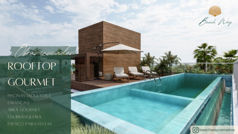 Imagem Apartamento com 1 Quarto à Venda, 22 m² em Praia dos Carneiros - Tamandaré Imagem Apartamento com 1 Quarto à Venda, 22 m² em Praia dos Carneiros - Tamandaré