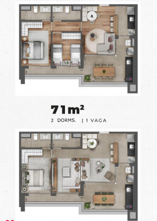 Imagem Apartamento com 2 Quartos à Venda, 75 m² em Pinheiros - São Paulo