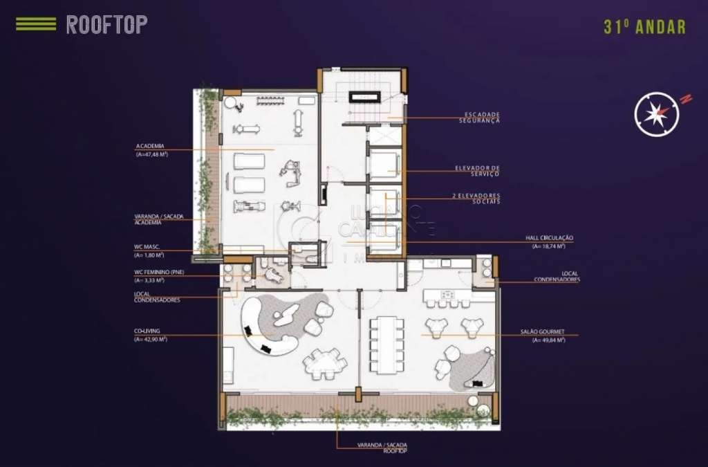 Imagem Apartamento com 2 Quartos à Venda, 45 m²em Meireles - Fortaleza Imagem Apartamento com 2 Quartos à Venda, 45 m²em Meireles - Fortaleza