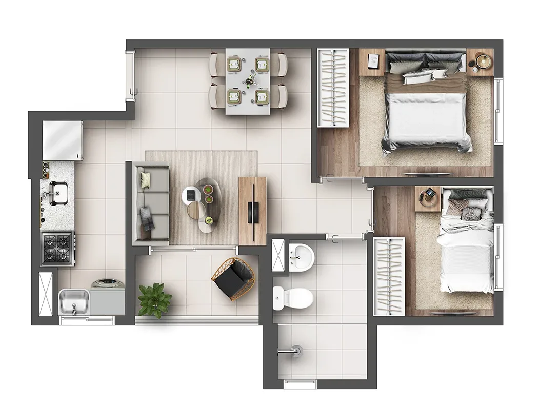 Imagem Apartamento com 2 Quartos à Venda, 42 m²em Santana - São Paulo