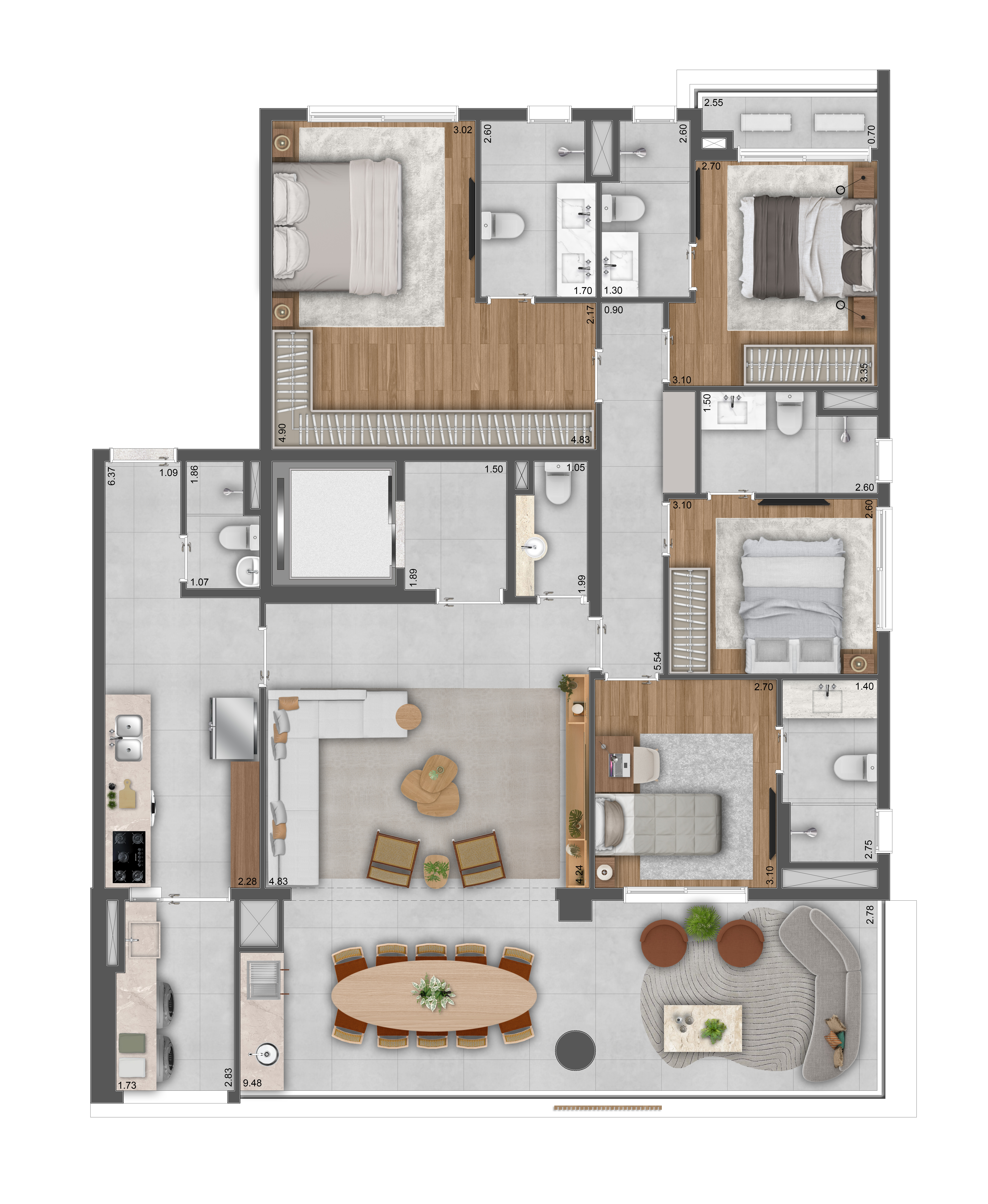 Imagem Apartamento com 4 Quartos à Venda, 164 m² em Pinheiros - São Paulo