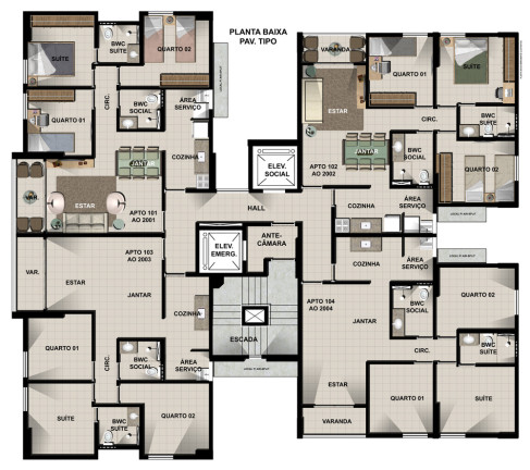 Imagem Apartamento com 3 Quartos à Venda, 68 m² em Pina - Recife