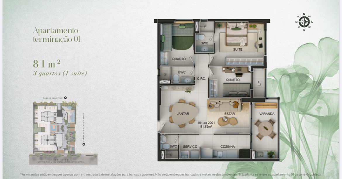 Imagem Edifício Residencial com 2 Quartos à Venda, 59 m²em Cruz das Almas - Maceió Imagem Edifício Residencial com 2 Quartos à Venda, 59 m²em Cruz das Almas - Maceió