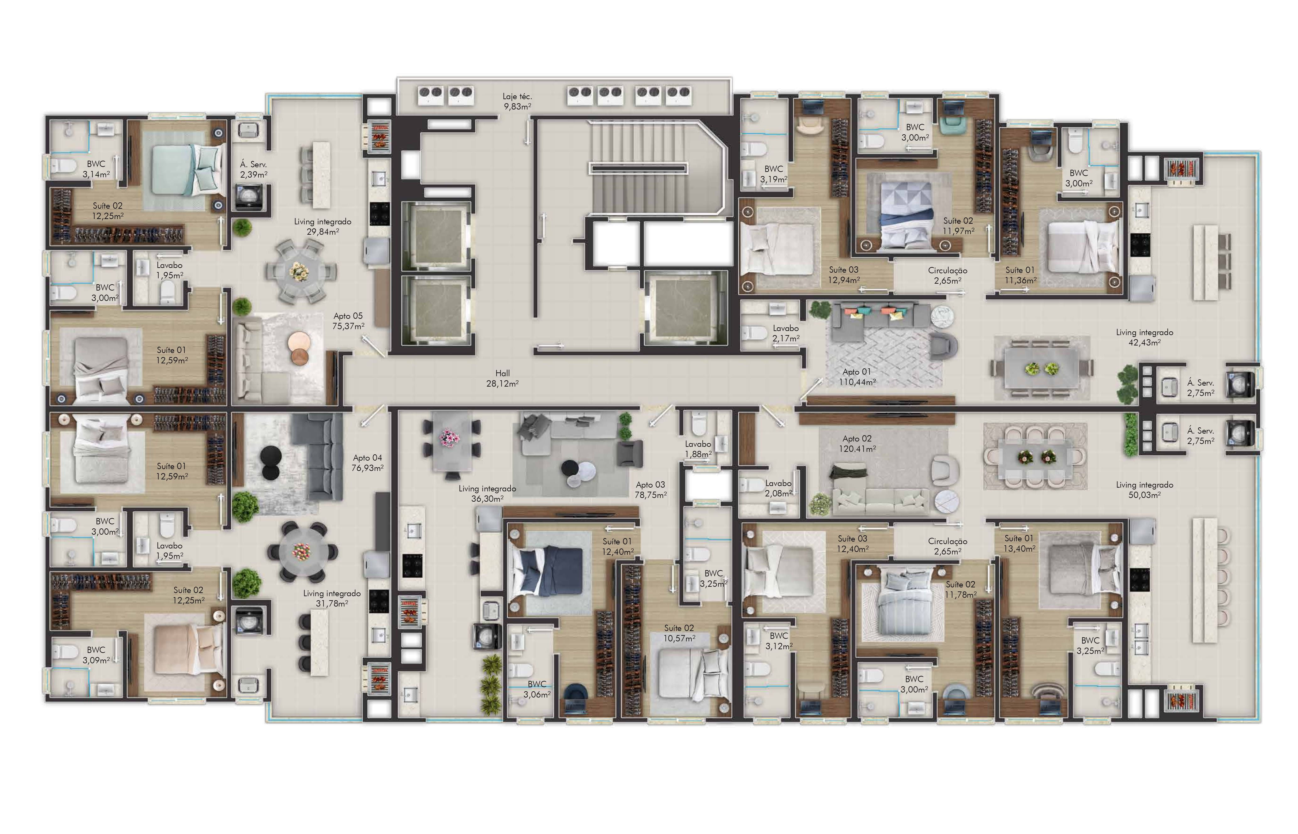 Imagem Apartamento com 3 Quartos à Venda, 120 m²em Balneário Perequê - Porto Belo Imagem Apartamento com 3 Quartos à Venda, 120 m²em Balneário Perequê - Porto Belo