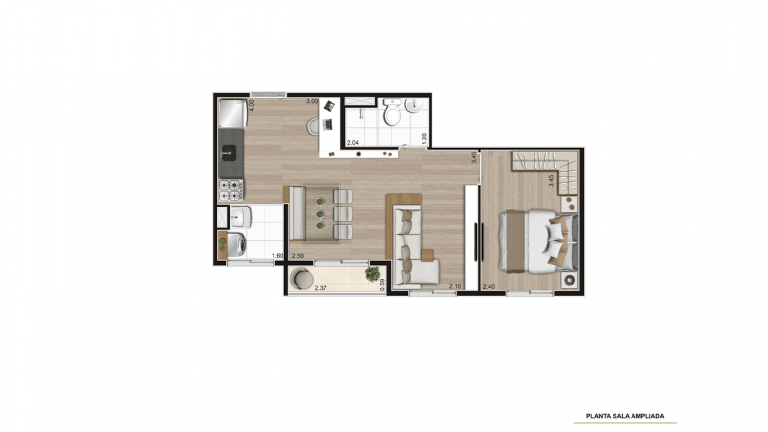 Imagem Apartamento com 2 Quartos à Venda, 39 m² em Água Branca - São Paulo