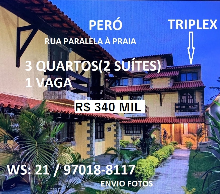 Imagem Casa de Condomínio com 3 Quartos à Venda, 100 m² em Peró - Cabo Frio Imagem Casa de Condomínio com 3 Quartos à Venda, 100 m² em Peró - Cabo Frio