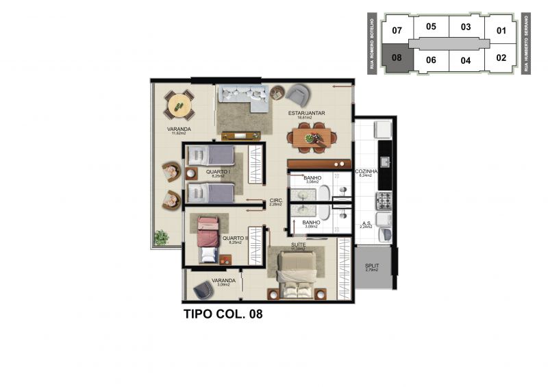 Imagem Apartamento com 3 Quartos à Venda, 92 m² em Praia da Costa - Vila Velha Imagem Apartamento com 3 Quartos à Venda, 92 m² em Praia da Costa - Vila Velha