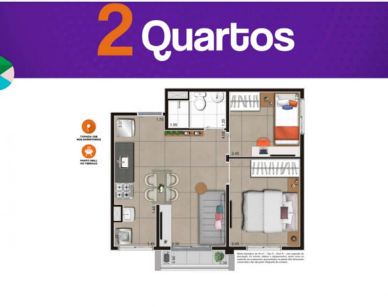 Imagem Apartamento com 1 Quarto à Venda,  em Centro - São Paulo