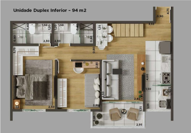 Imagem Apartamento com 3 Quartos à Venda, 69 m² em Centro - Diadema Imagem Apartamento com 3 Quartos à Venda, 69 m² em Centro - Diadema