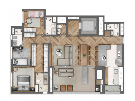 Imagem Apartamento com 4 Quartos à Venda, 190 m² em Perdizes - São Paulo Imagem Apartamento com 4 Quartos à Venda, 190 m² em Perdizes - São Paulo