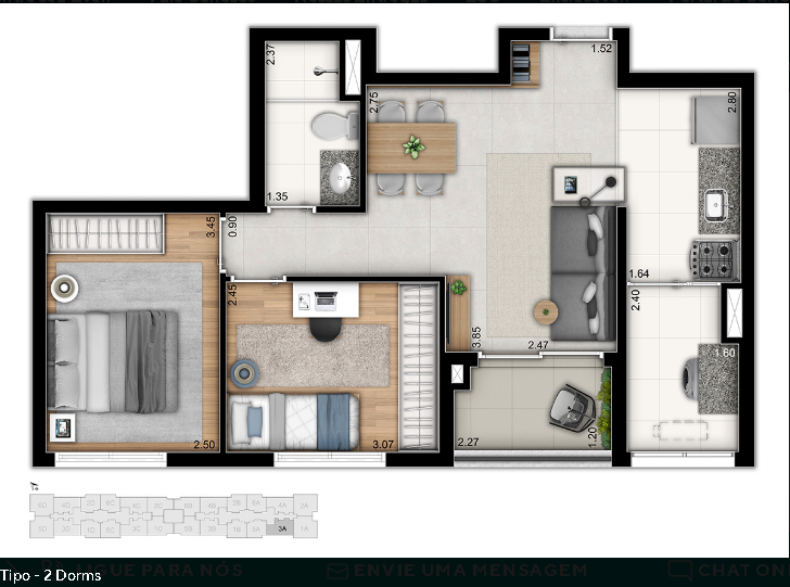 Imagem Apartamento com 3 Quartos à Venda, 45 m² em Butantã - São Paulo