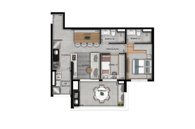 Imagem Apartamento com 3 Quartos à Venda,  em Vila Guilhermina - São Paulo