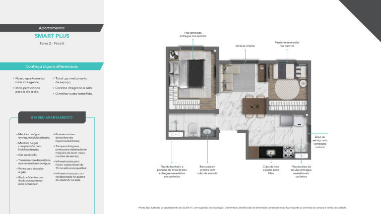 Imagem Apartamento com 2 Quartos à Venda, 36 m² em Santana - São Paulo