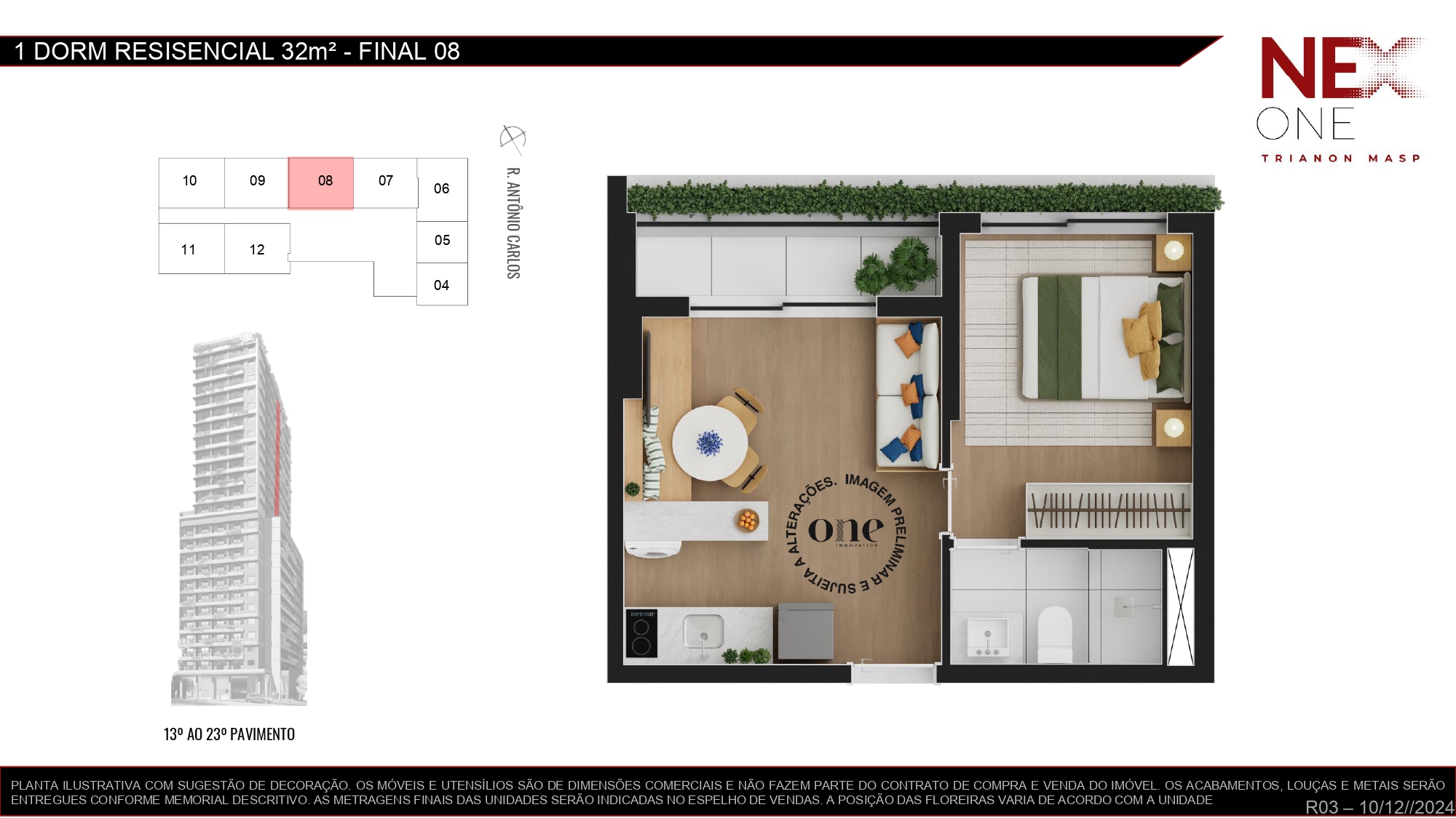 Imagem Apartamento com 1 Quarto à Venda, 31 m²em Consolação - São Paulo