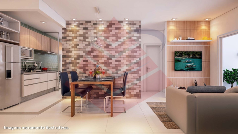 Imagem Apartamento com 2 Quartos à Venda, 46 m² em Parque São Vicente - São Vicente