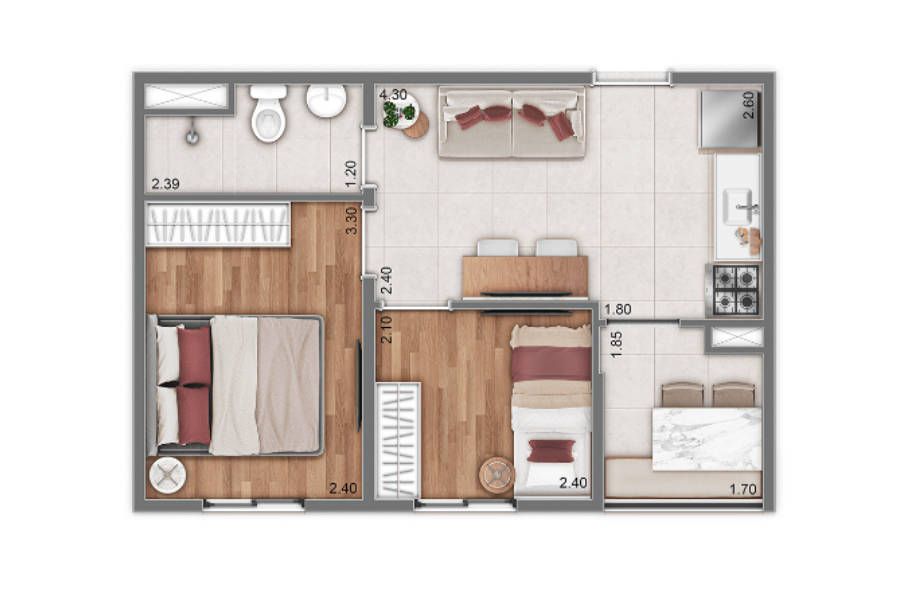 Imagem Apartamento com 2 Quartos à Venda, 29 m² em Água Branca - São Paulo Imagem Apartamento com 2 Quartos à Venda, 29 m² em Água Branca - São Paulo