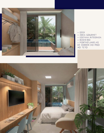 Imagem Apartamento com 1 Quarto à Venda, 21 m² em Porto de Galinhas - Ipojuca