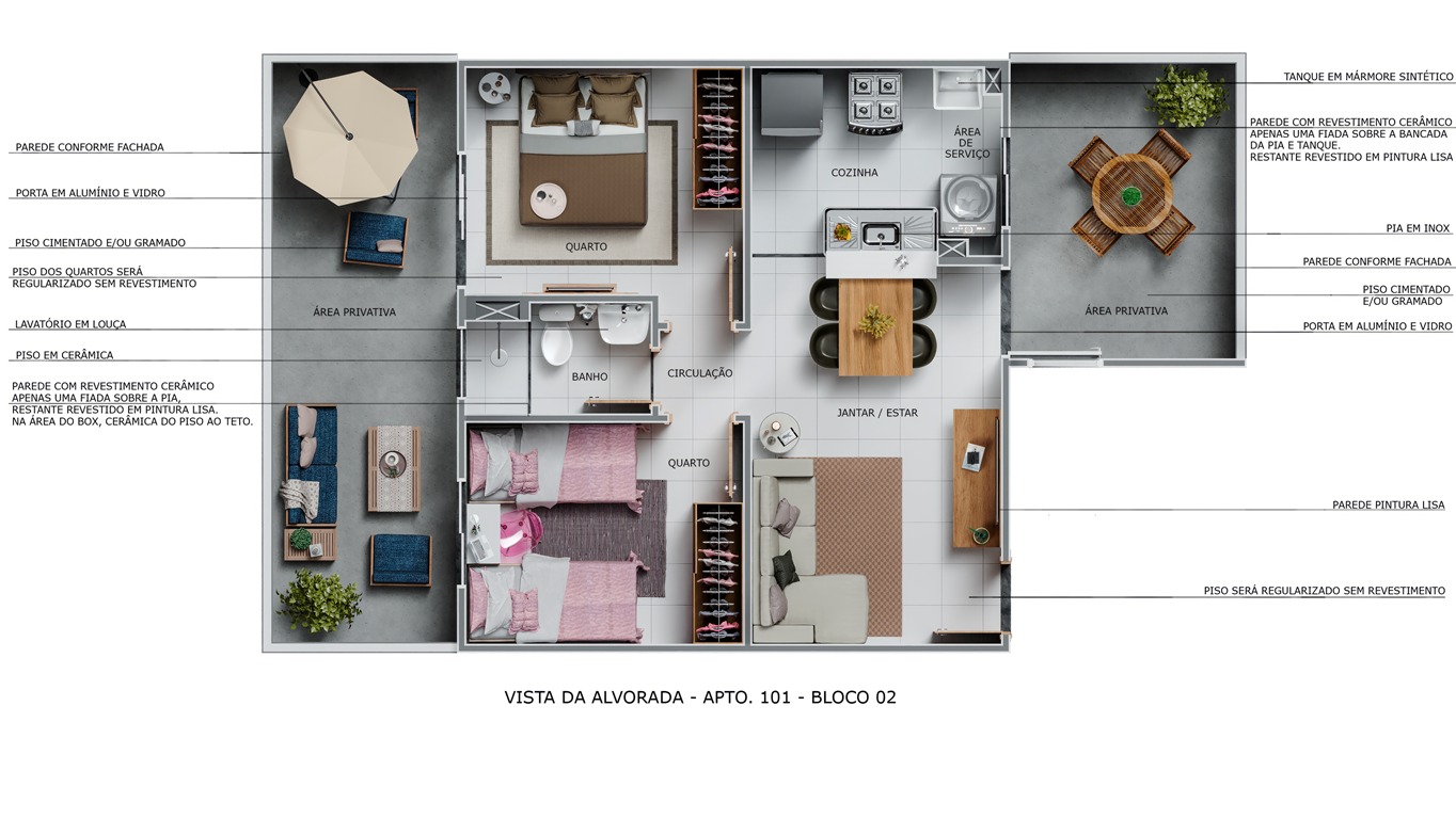 Imagem Apartamento com 2 Quartos à Venda, 41 m²em Da Paz - Manaus Imagem Apartamento com 2 Quartos à Venda, 41 m²em Da Paz - Manaus