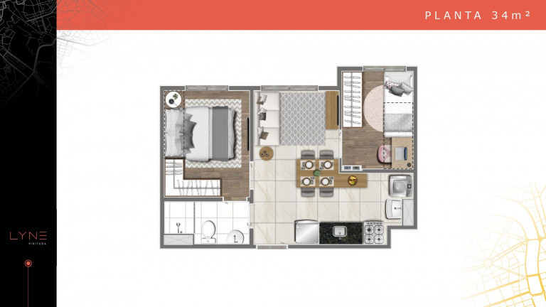 Imagem Apartamento com 2 Quartos à Venda, 34 m² em Pirituba - São Paulo