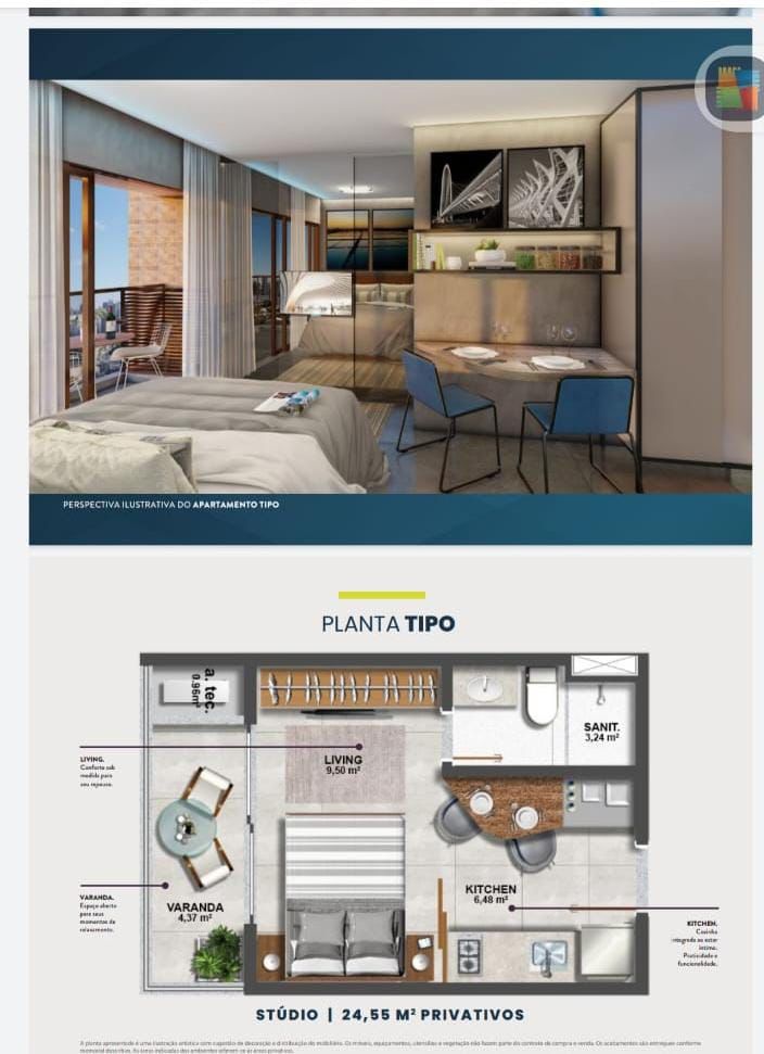 Imagem Apartamento com 1 Quarto à Venda, 25 m²em Caminho das Árvores - Salvador