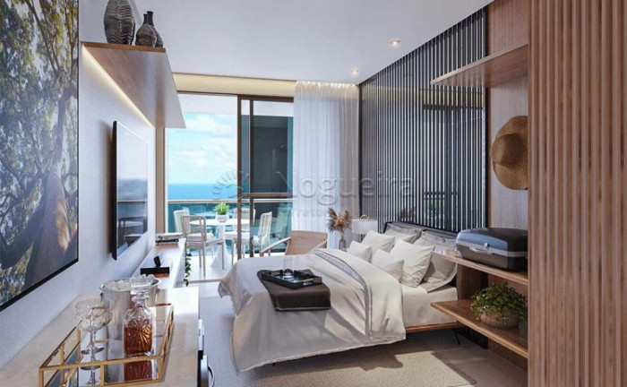 Imagem Flat com 1 Quarto à Venda, 42 m² em Carneiros - Tamandaré