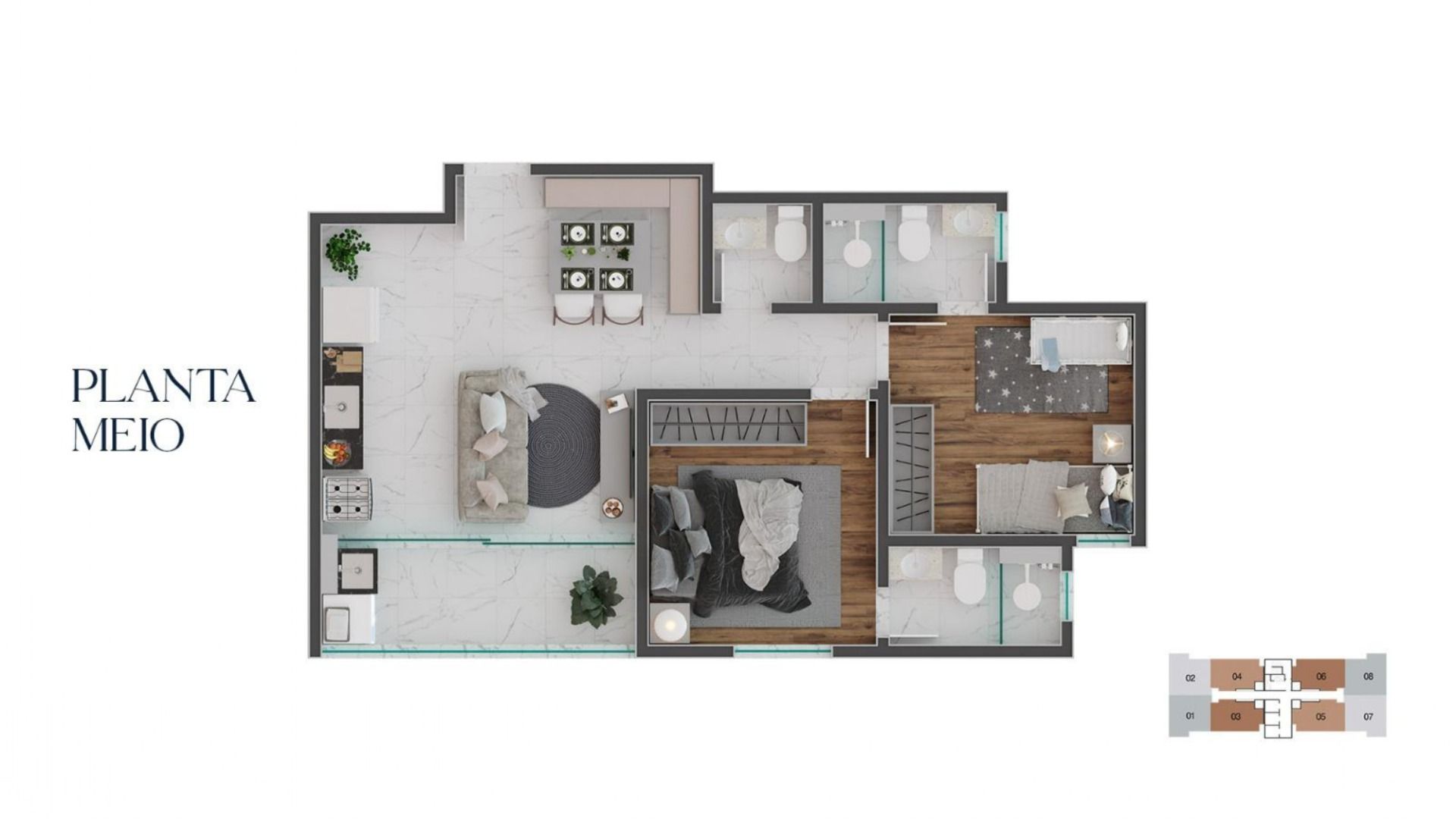 Imagem Apartamento com 2 Quartos à Venda, 56 m² em Boa Vista - Juiz de Fora Imagem Apartamento com 2 Quartos à Venda, 56 m² em Boa Vista - Juiz de Fora