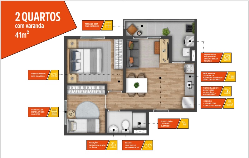 Imagem Apartamento com 2 Quartos à Venda, 41 m²em Bom Retiro - São Paulo Imagem Apartamento com 2 Quartos à Venda, 41 m²em Bom Retiro - São Paulo
