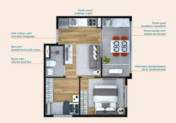 Imagem Apartamento com 2 Quartos à Venda, em Vila Santa Delfina - São Paulo Imagem Apartamento com 2 Quartos à Venda, em Vila Santa Delfina - São Paulo