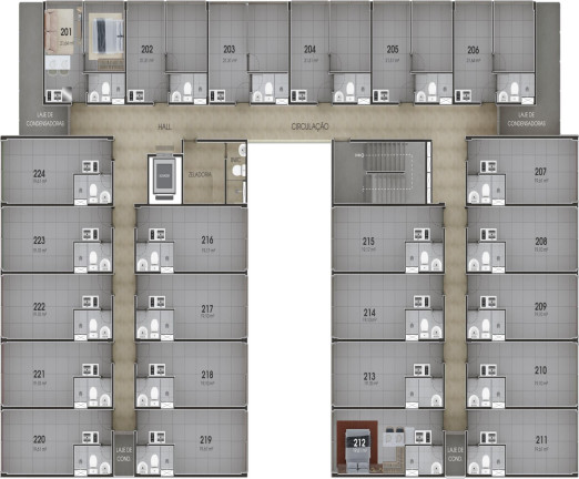 Imagem Apartamento com 1 Quarto à Venda, 19 m² em Praia do Cupe - Ipojuca