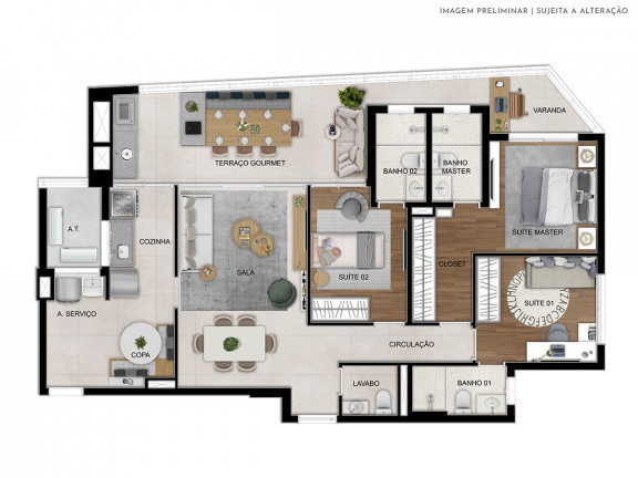 Imagem Apartamento com 4 Quartos à Venda, 115 m² em Vila Osasco - Osasco Imagem Apartamento com 4 Quartos à Venda, 115 m² em Vila Osasco - Osasco