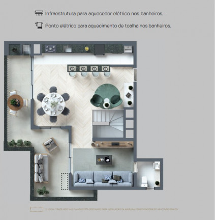 Imagem Cobertura com 3 Quartos à Venda, 158 m² em Juvevê - Curitiba Imagem Cobertura com 3 Quartos à Venda, 158 m² em Juvevê - Curitiba