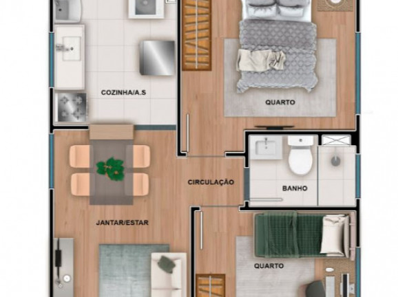Imagem Apartamento com 2 Quartos à Venda, 44 m² em Centro - Nova Iguaçu Imagem Apartamento com 2 Quartos à Venda, 44 m² em Centro - Nova Iguaçu