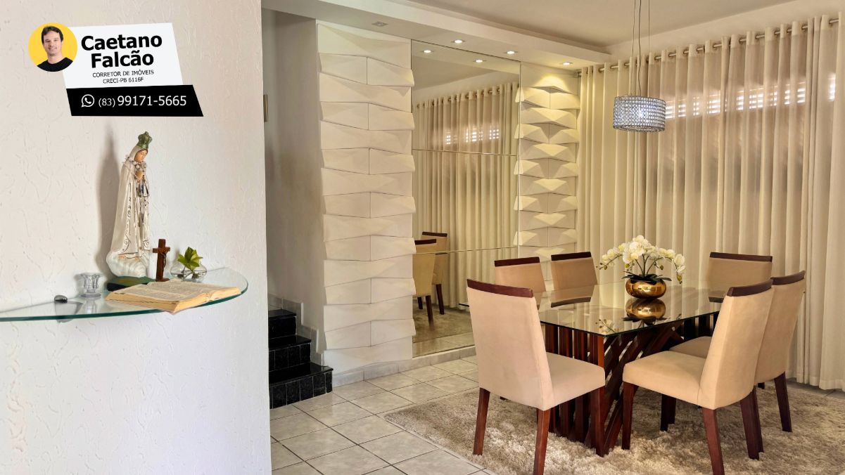 Imagem Casa com 3 Quartos à Venda, 130 m² em Jardim Cidade Universitária - João Pessoa