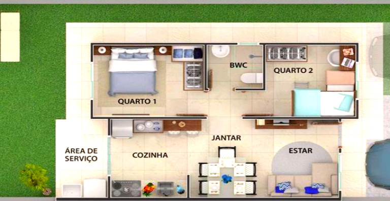 Imagem Casa com 2 Quartos à Venda, 44 m²em Vila São Benedito - Pindamonhangaba Imagem Casa com 2 Quartos à Venda, 44 m²em Vila São Benedito - Pindamonhangaba