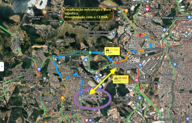 Imagem Terreno à Venda,  em Parque Maracanã - Contagem