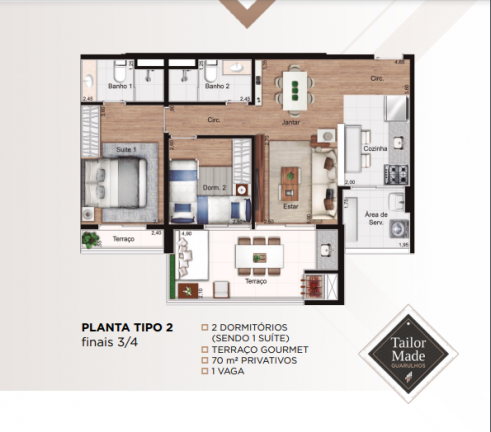 Imagem Apartamento com 3 Quartos à Venda, 86 m² em Vila Santo Antônio - Guarulhos