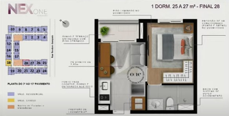 Imagem Apartamento com 1 Quarto à Venda, em Pinheiros - São Paulo Imagem Apartamento com 1 Quarto à Venda, em Pinheiros - São Paulo