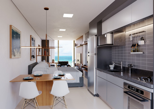 Imagem Apartamento com 1 Quarto à Venda, 30 m² em Pontal Do Cupe - Ipojuca