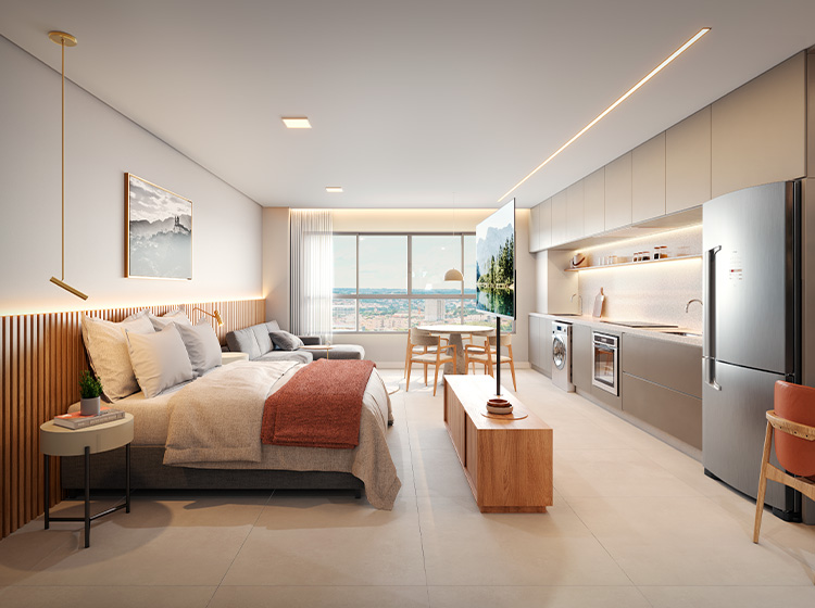 Imagem Apartamento com 1 Quarto à Venda, 42 m²em Vila Nossa Senhora do Bonfim - São José do Rio Preto Imagem Apartamento com 1 Quarto à Venda, 42 m²em Vila Nossa Senhora do Bonfim - São José do Rio Preto