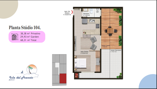 Imagem Studio com 1 Quarto à Venda, 25 m² em Canasvieiras - Florianópolis Imagem Studio com 1 Quarto à Venda, 25 m² em Canasvieiras - Florianópolis