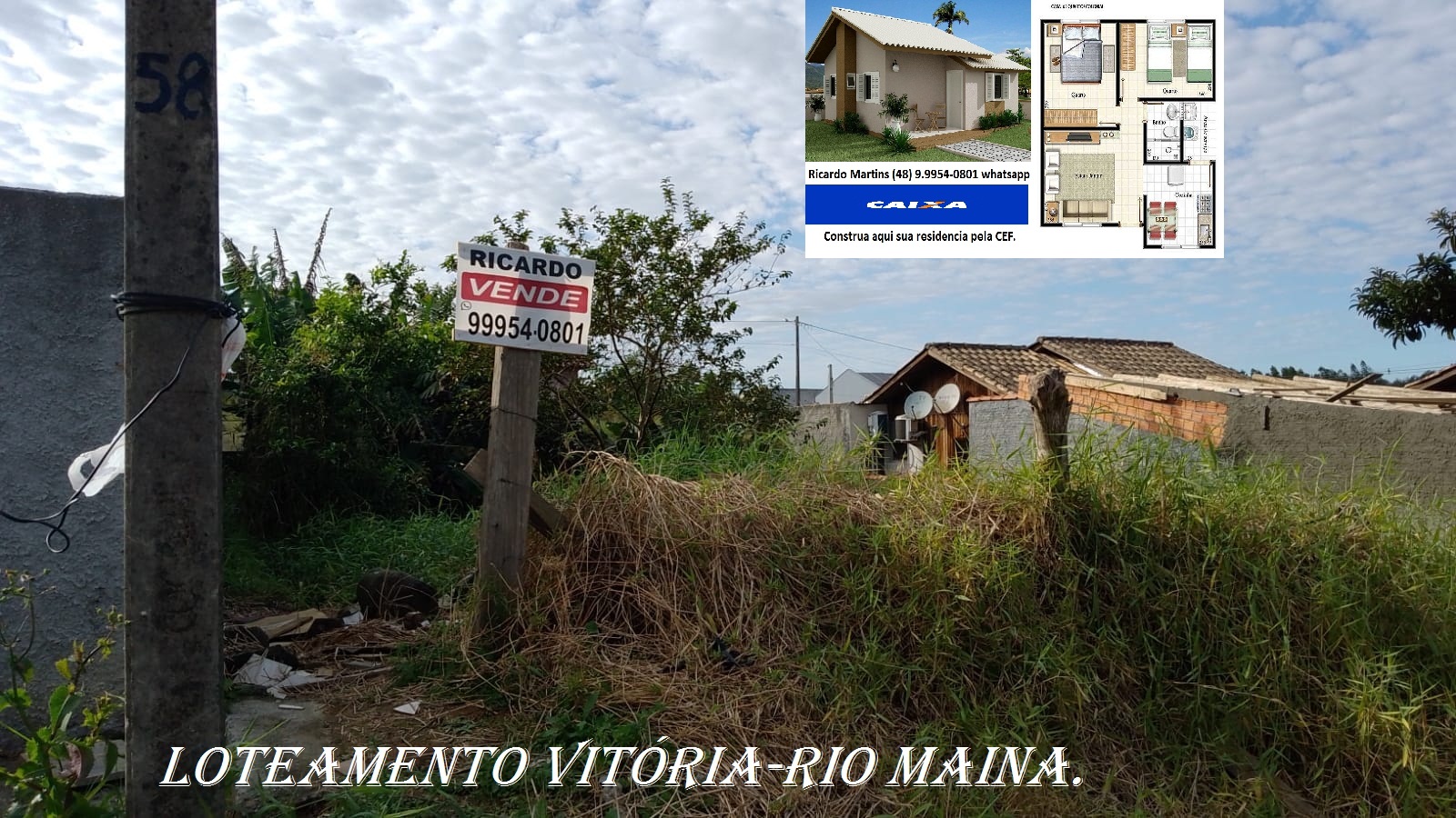 Terreno em Condomínio à Venda, 387 m²em Rio Maina - Criciúma