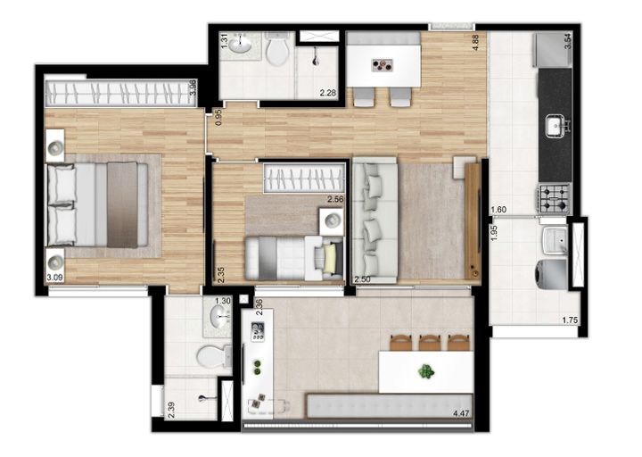 Imagem Apartamento com 2 Quartos à Venda, 73 m² em Cerqueira César - São Paulo Imagem Apartamento com 2 Quartos à Venda, 73 m² em Cerqueira César - São Paulo