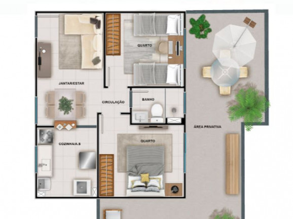 Imagem Apartamento com 2 Quartos à Venda, 44 m² em Centro - Nova Iguaçu Imagem Apartamento com 2 Quartos à Venda, 44 m² em Centro - Nova Iguaçu