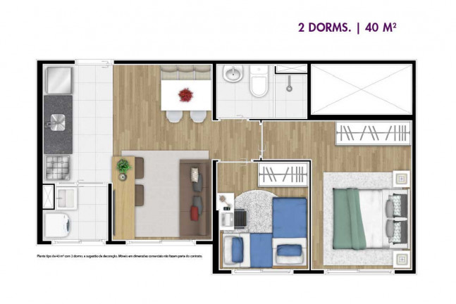 Imagem Apartamento com 2 Quartos à Venda, 41 m² em Vila Fátima - São Paulo